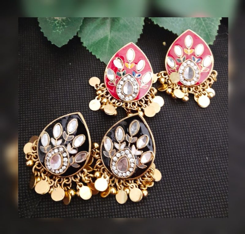 Indian Kundan Earrings