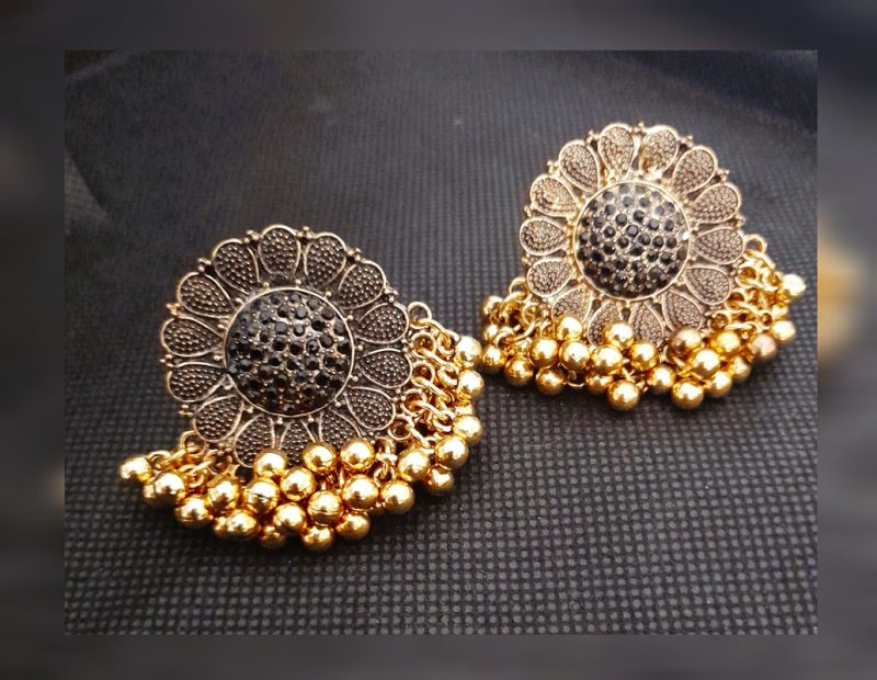 Gajra Flower Earrings